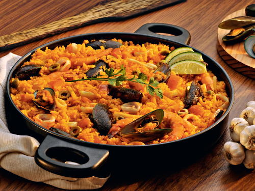 paella, filipino-style paella