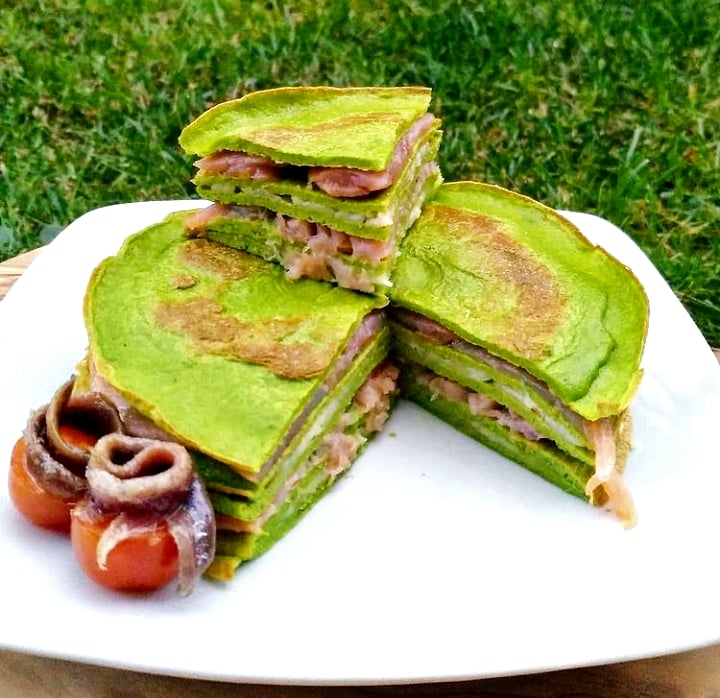 Tortitas, pancake, pastel