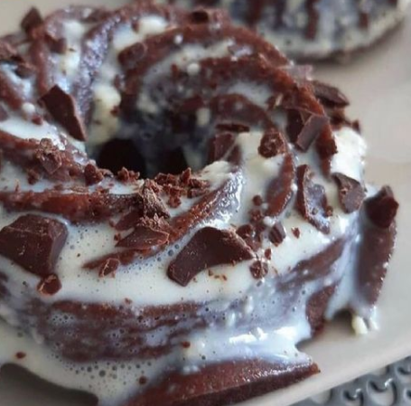 Chocolate and Banana Donuts