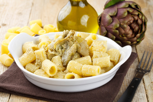 Pasta with Artichoke Hearts