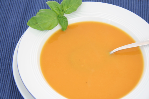 Red Kuri Squash and Potato Soup