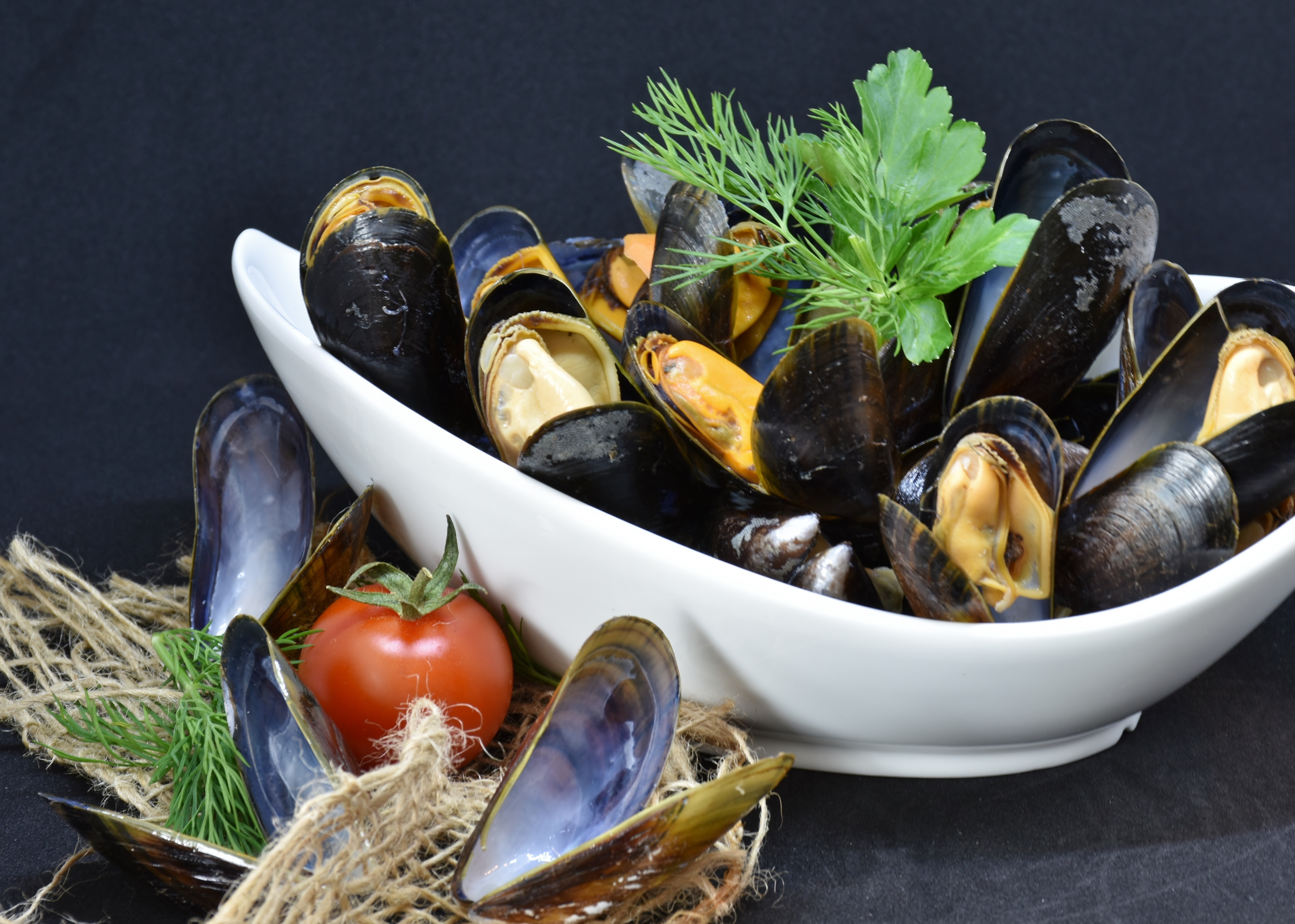 Mejillones al vino blanco