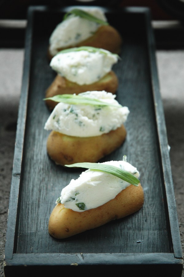 Potatoes with Goat Cheese