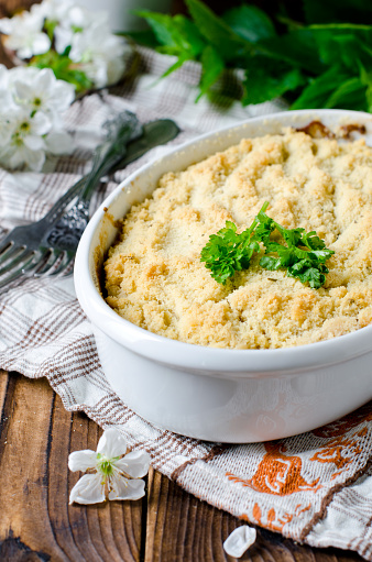 Crumble Tomate et Poivrons