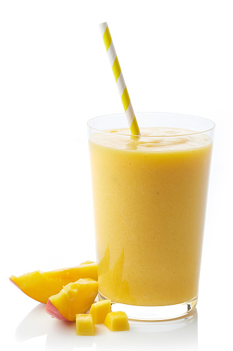 Mango Milkshake with Honey