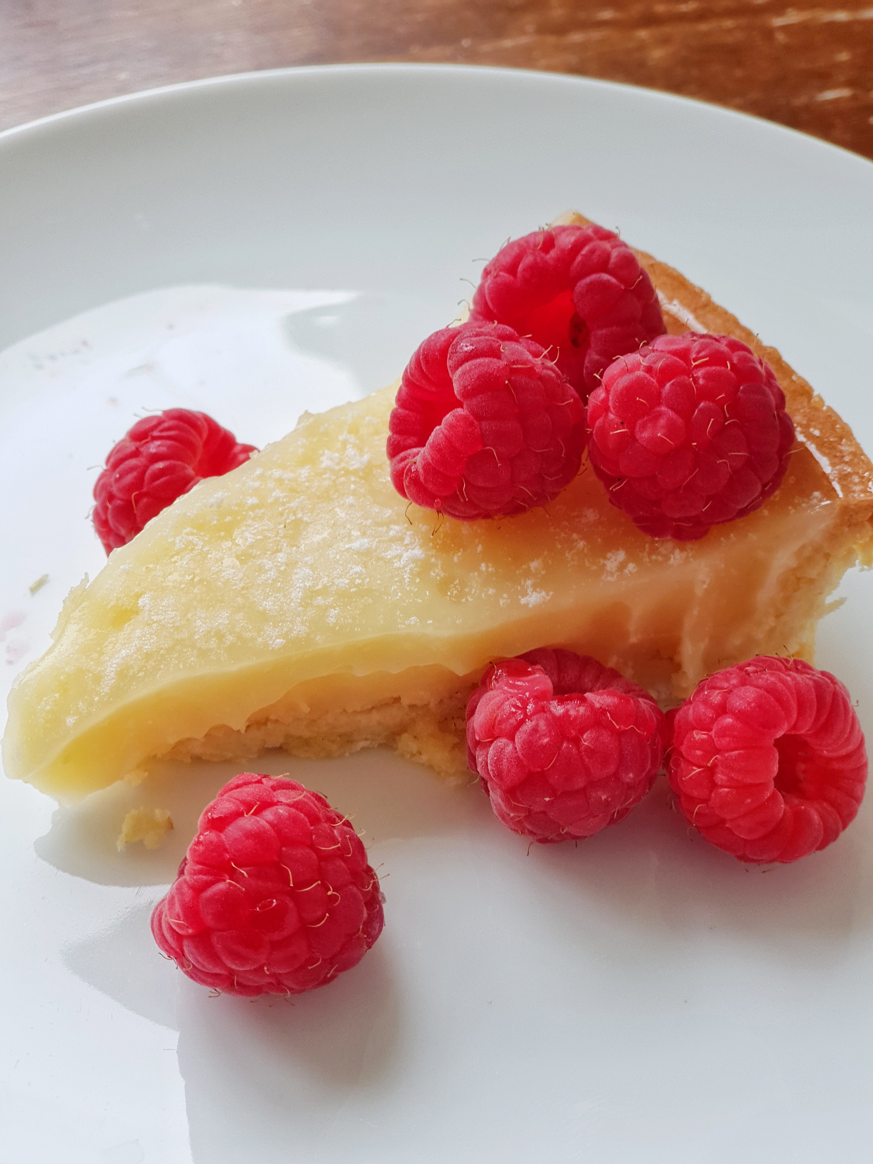 Tarta de Limón y Frambuesa